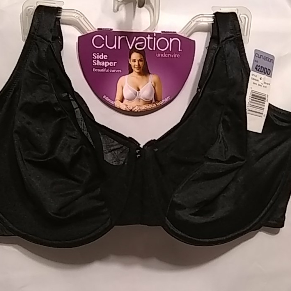 NWT Curvation Side Shaper  42 DDD Black Bra Unline